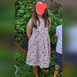 Mini Boden Floral Print Dress